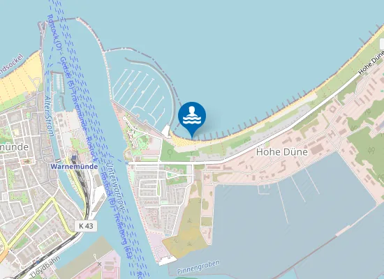 Map of OSTSEE PARKPLATZ SONNENSTRAND MARKGRAFENHEIDE