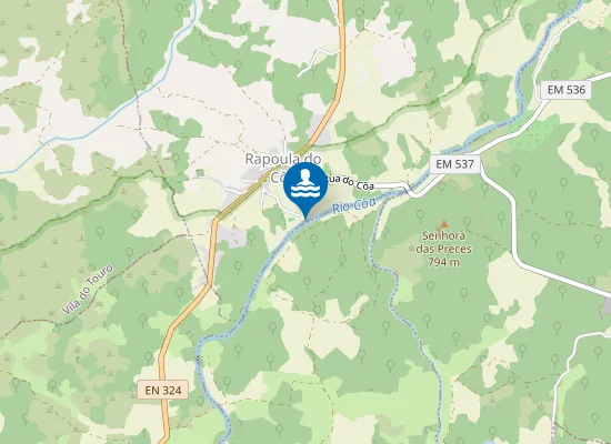 Map of RAPOULA DO CÔA