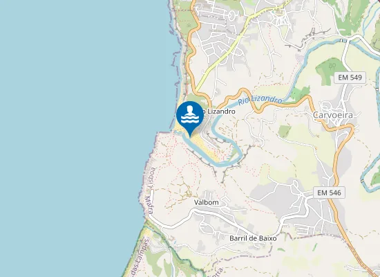 Map of FOZ DO LIZANDRO-RIO