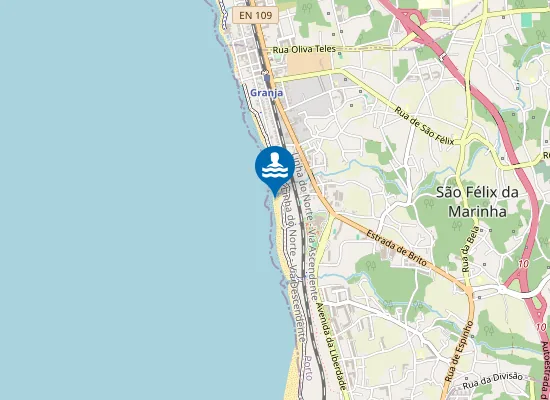 Map of S. FÉLIX DA MARINHA