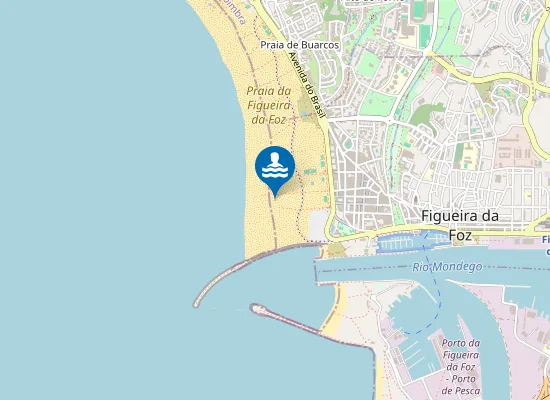 Map of FIGUEIRA DA FOZ