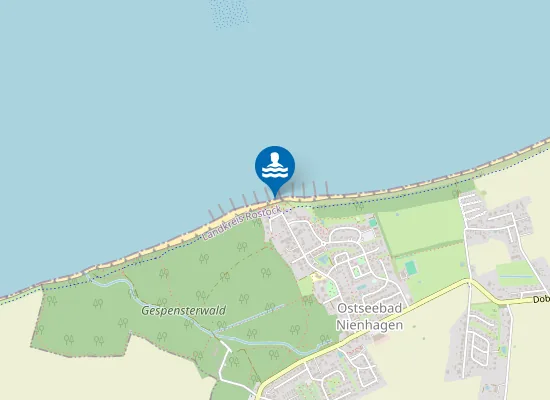 Map of OSTSEE NIENHAGEN STRANDTREPPE