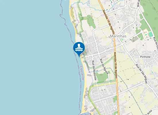 Map of MARINHAS-CEPÃES