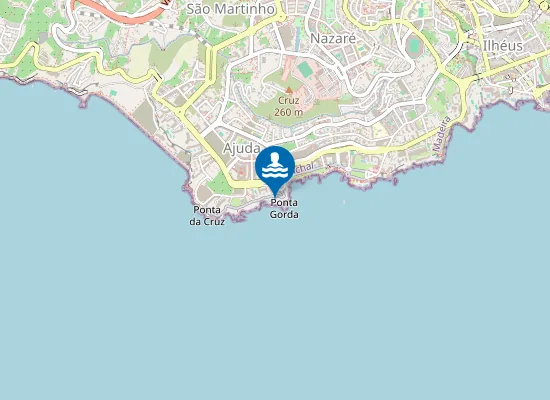 Map of COMPLEXO BALNEAR PONTA GORDA-POÇAS DO GOVERNADOR