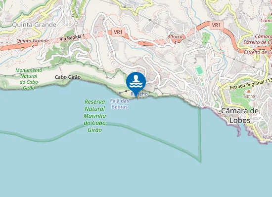 Map of FAJÃ DAS BEBRAS