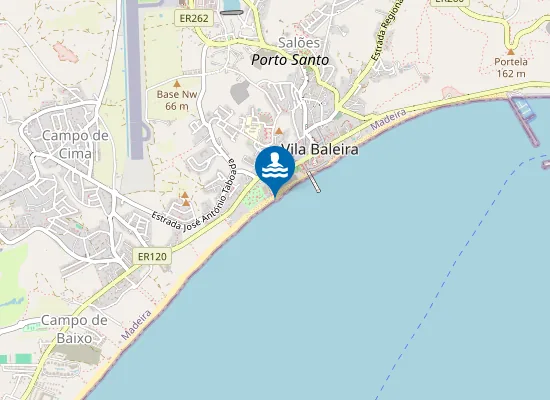 Map of PORTO SANTO-FONTINHA