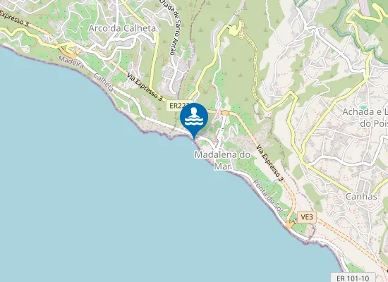 Map of MADALENA DO MAR