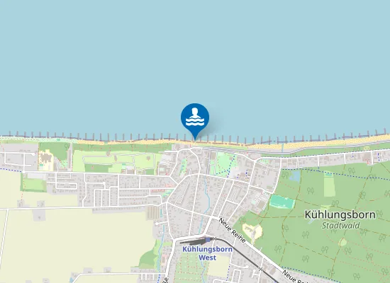 Map of OSTSEE KUEHLUNGSBORN HOTEL SCHLOSS AM MEER