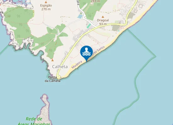Map of PORTO SANTO-LAGOA
