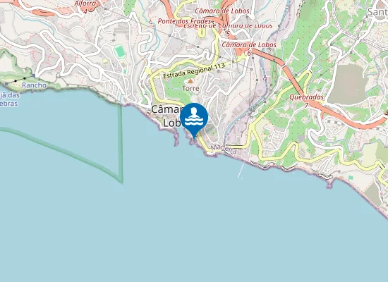 Map of COMPLEXO BALNEAR DAS SALINAS