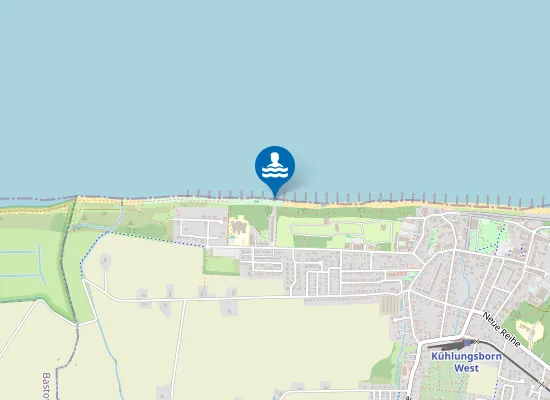 Map of OSTSEE KUEHLUNGSBORN CAMPINGPARK OSTSEEKLINIK