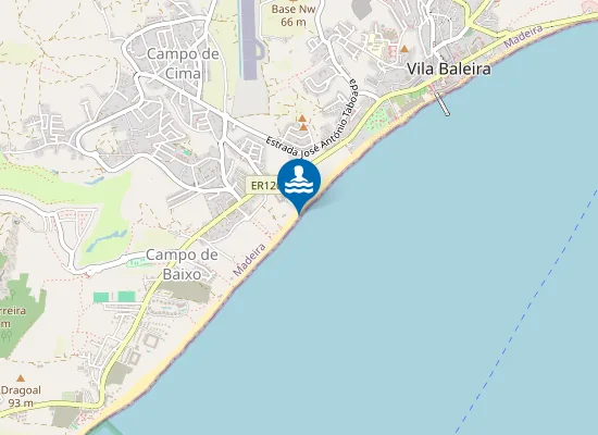 Map of PORTO SANTO-RIBEIRO COCHINO