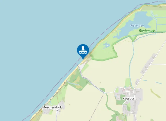 Map of OSTSEE KAEGSDORF PARKPLATZ