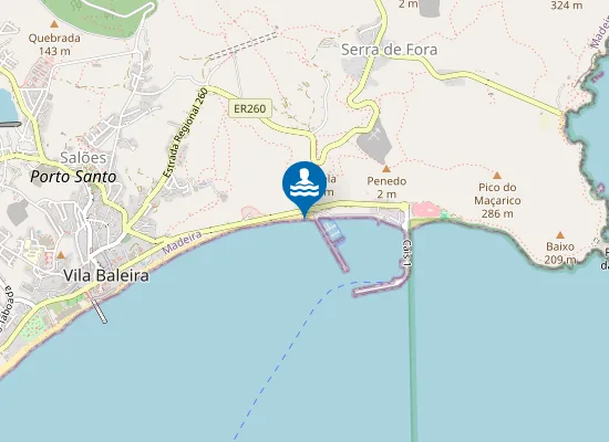 Map of PORTO SANTO-PENEDO