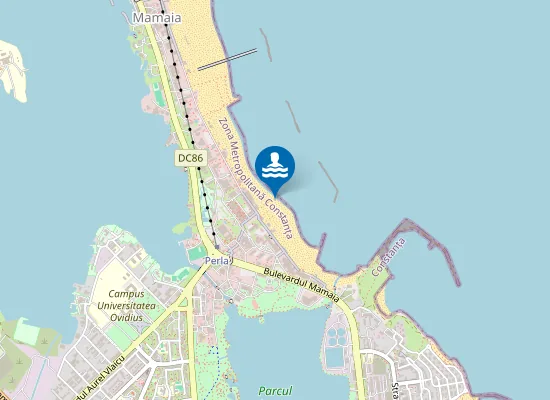 Map of PLAJA MAMAIA VII PERLA