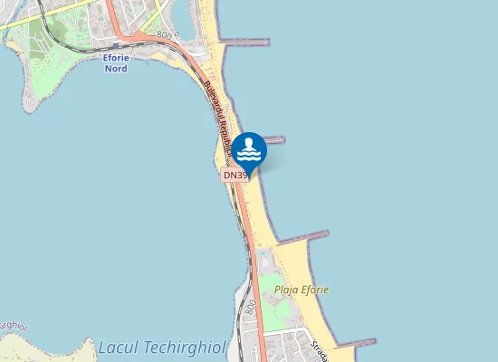 Map of Cordon Eforie N Eforie S I Azur