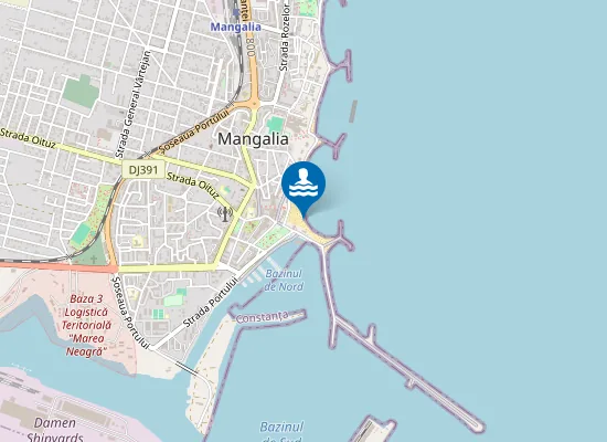 Map of Mangalia