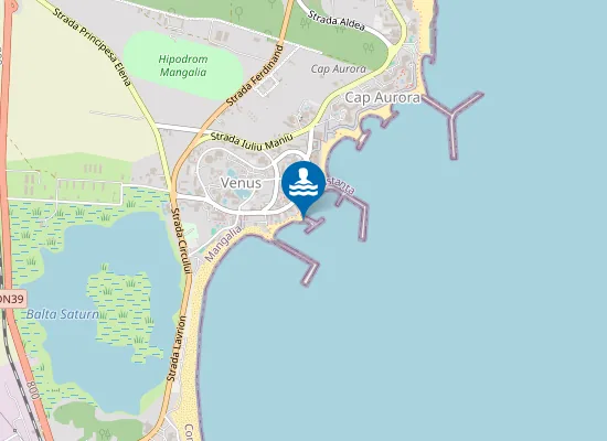 Map of Venus I Zona 2 Hotel Afrodita