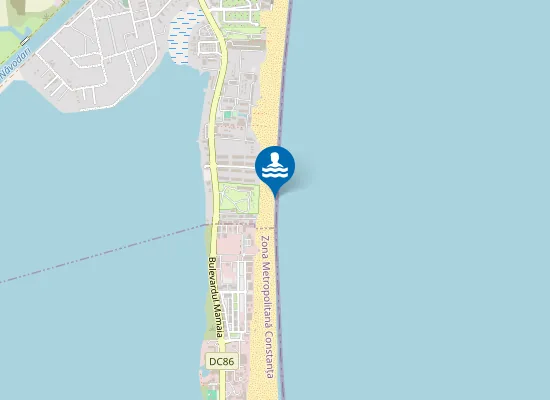 Map of Plaja Navodari Iv Zona 2 Camping Pescaresc