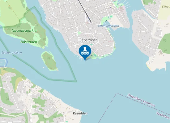 Map of TRÄLHAVET, ÖSTERSKÄRS HAVSBAD