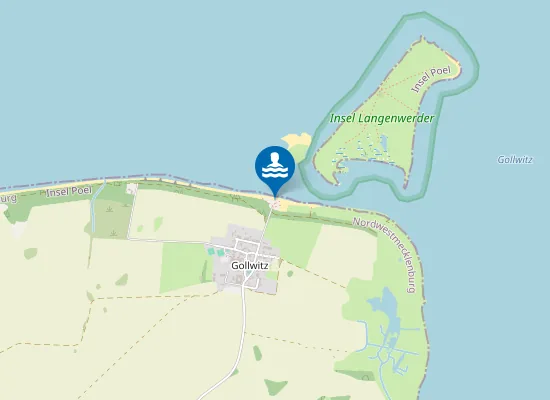 Map of OSTSEE INSEL POEL GOLLWITZ STRANDABGANG