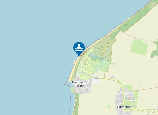 Map of OSTSEE INSEL POEL TIMMENDORF