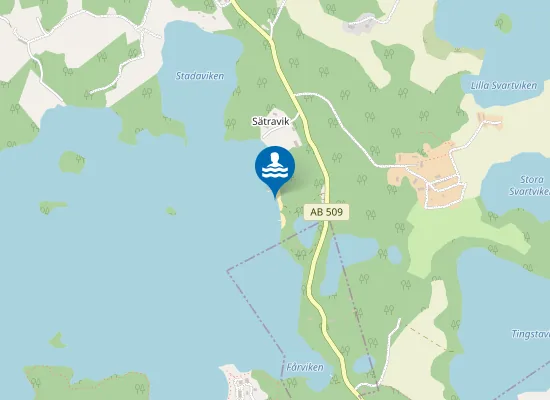 Map of LÖVNÄSBADET