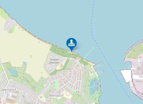 Map of OSTSEE WISMAR WENDORF RETTUNGSTURM