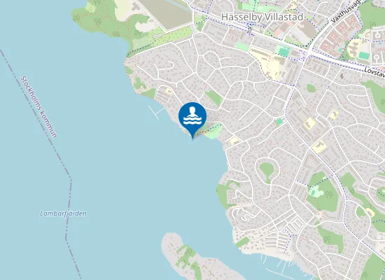 Map of Hässelby Allmänna Bad