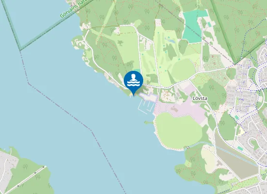 Map of Lövstabadet, Mälaren