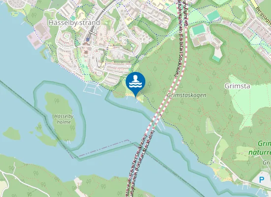 Map of Maltesholmsbadet Ö, Mälaren