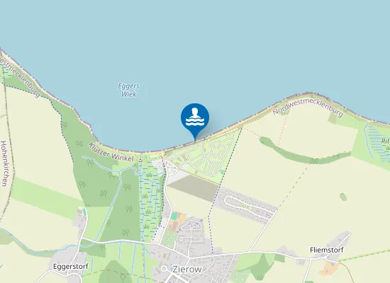 Map of OSTSEE ZIEROW RETTUNGSTURM