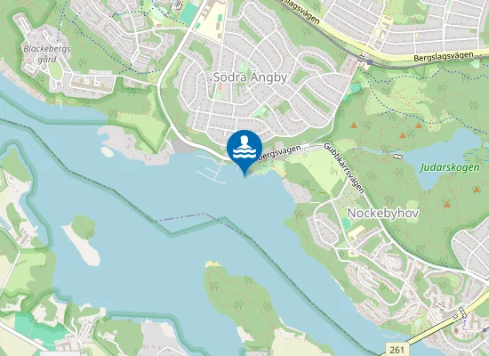 Map of Ängbybadet V, Mälaren