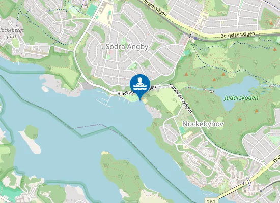 Map of Ängbybadet Ö, Mälaren