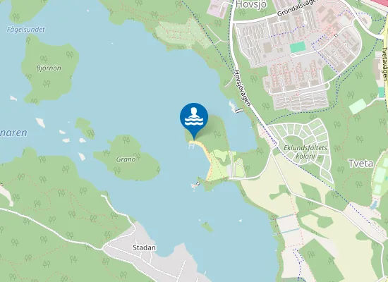 Map of MÅSNAREN, EKLUNDSNÄSBADET