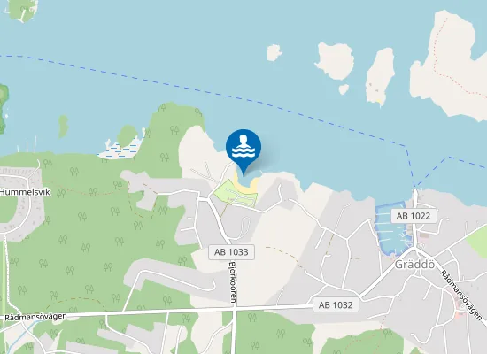 Map of GRÄDDÖ, BJÖRKÖ ÖRN