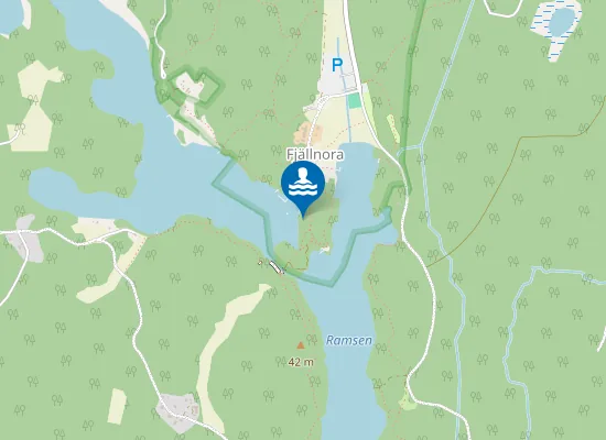 Map of Fjällnorabadet