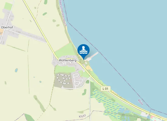 Map of OSTSEE WOHLENBERGER WIEK ANLEGESTELLE