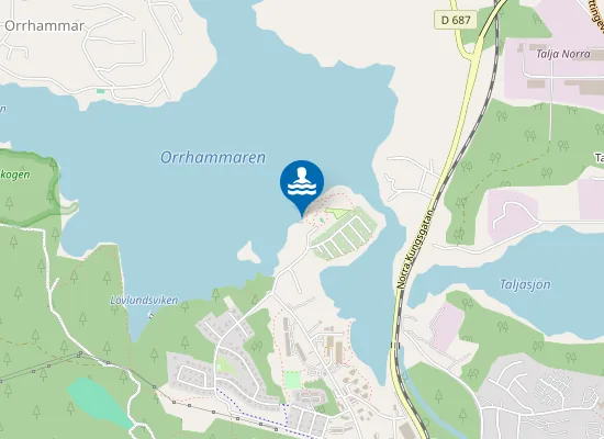 Map of ORRESTAÖBADET