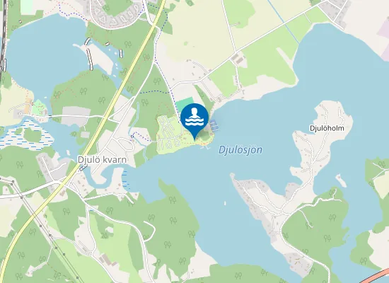Map of Djulösjön