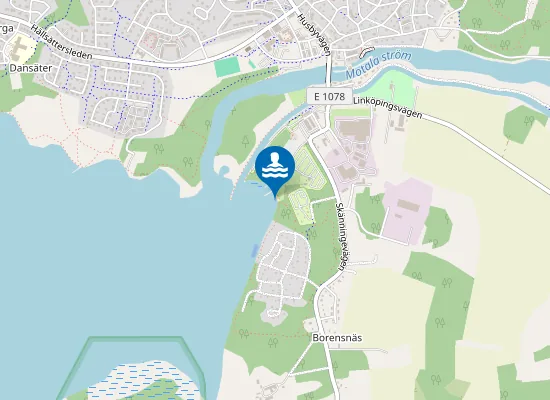 Map of Strandbadet, Borensberg