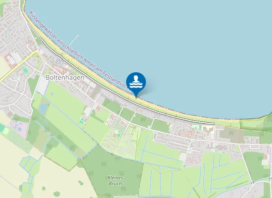 Map of OSTSEE BOLTENHAGEN HAUPTSTRAND