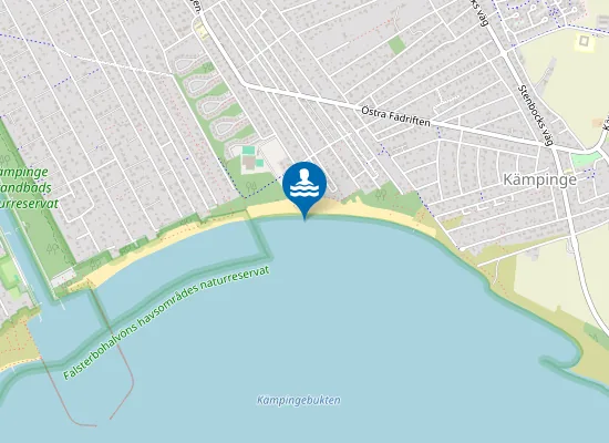 Map of KÄMPINGE STRANDBAD