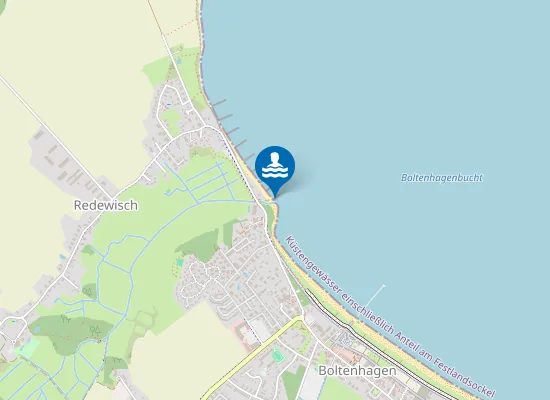 Map of OSTSEE BOLTENHAGEN REDEWISCHER STRAND