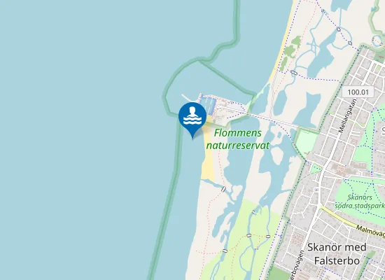 Map of SKANÖRS HAVSBAD