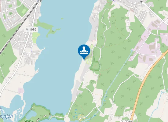 Map of OSBYSJÖN, EBBARPS CAMPING