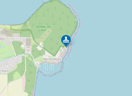 Map of OSTSEE BOLTENHAGEN WEISSE WIEK