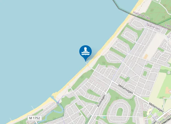 Map of Eskilstorps Strand