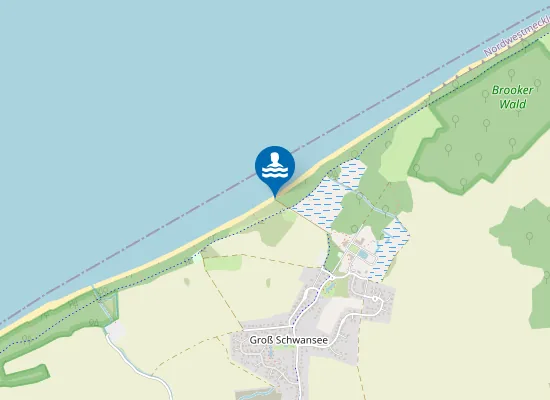 Map of OSTSEE GROSS SCHWANSEE