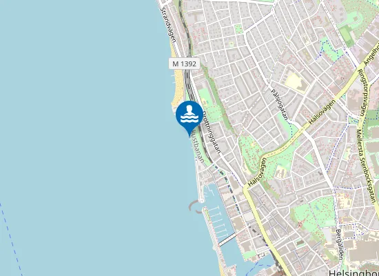 Map of JÄRNVÄGSMÄNNENS BRYGGA